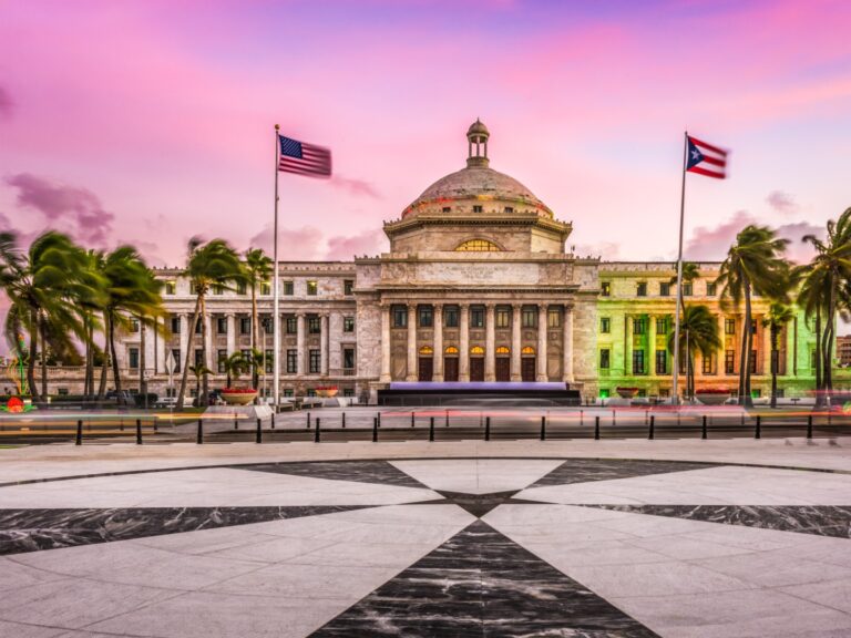 San Juan, Puerto Rico capitol building.